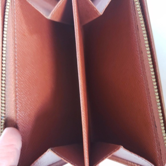 Louis Vuitton LV Epi Leather Wallet Brown Medium Envelope Unisex Vintage - Picture 6 of 14